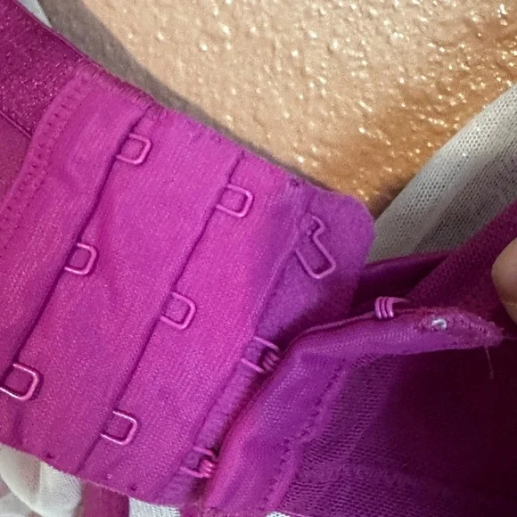 Cacique Lace Underwire Bra in Rich Purple - Picture 3 of 3